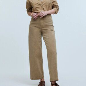 LIKE NEW: Madewell The Curvy Emmett Wide-Leg Crop Pant: Welt Pocket Edition